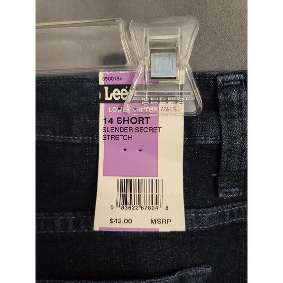 Lee Blue Denim Slender Secret, Mid-rise, Boot Cut Jeans. Size 14 Short - Picture 3 of 3